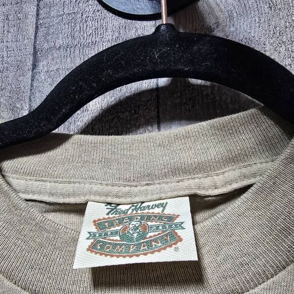 Vintage Mount Rushmore Shirt Unisex Tan Brown Tee Single Stitch 80s 90s USA - Picture 7 of 8